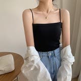 インナーパット付キャミソール【韓国ファッション】 | Doula Doula | 詳細画像4