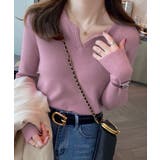 キーネックプルオーバー【韓国ファッション】 | Girly Doll | 詳細画像6 