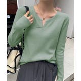 キーネックプルオーバー【韓国ファッション】 | Girly Doll | 詳細画像7 