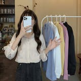 レギュラーカラーシャツ【韓国ファッション】 | Girly Doll | 詳細画像2 