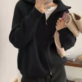 ブラック | ニットカーディガン【韓国ファッション】 | Girly Doll