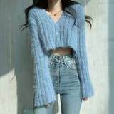 ブルー | ニットセーター【韓国FASHION】 | Girly Doll