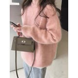 ピンク | シャギーニット【韓国FASHION】 | Girly Doll