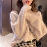 ベージュ | シャギーニット【韓国FASHION】 | Girly Doll