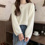 アイボリー | オーバーサイズシャギーニット【韓国FASHION】 | Girly Doll