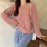 ピンク | オーバーサイズシャギーニット【韓国FASHION】 | Girly Doll