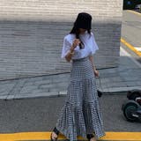 ロングスカート【韓国ファッション】【春夏新商品】 | Girly Doll | 詳細画像5 