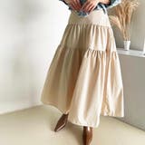 ティアードロングスカート【韓国ファッション】【春夏新商品】 | Doula Doula | 詳細画像5