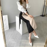 バイカラーワンピース【韓国ファッション】【春夏新商品】 | Girly Doll | 詳細画像15 