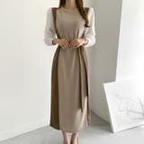 バイカラーワンピース【韓国ファッション】【春夏新商品】 | Girly Doll | 詳細画像22 