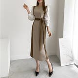 バイカラーワンピース【韓国ファッション】【春夏新商品】 | Girly Doll | 詳細画像24 