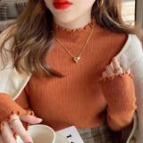 テラコッタ | ニット・セーター【韓国ファッション】【春夏新商品】 | Girly Doll