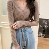 ニットカーディガン【韓国ファッション】【春夏新商品】 | Doula Doula | 詳細画像2