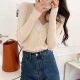 ニットカーディガン【韓国ファッション】【春夏新商品】 | Doula Doula | 詳細画像6