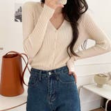 ニットカーディガン【韓国ファッション】【春夏新商品】 | Doula Doula | 詳細画像7