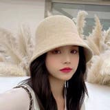 ベージュ | コットンバケットハット【韓国ファッション】 | Doula Doula