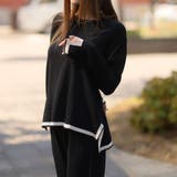 セットアップ 配色ニットプルオーバー&パンツ【韓国ファッション】 | Girly Doll | 詳細画像14