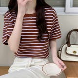 ボーダーＴシャツ【韓国ファッション】 | Girly Doll | 詳細画像17 