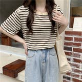 ボーダーＴシャツ【韓国ファッション】 | Girly Doll | 詳細画像22 