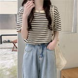 ボーダーＴシャツ【韓国ファッション】 | Girly Doll | 詳細画像23 