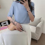 半袖ニットセーター【韓国ファッション】 | Girly Doll | 詳細画像3