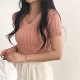 半袖ニットセーター【韓国ファッション】 | Girly Doll | 詳細画像19 