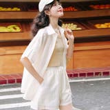 シャツとショットパンツとベストセット【韓国ファッション】 | Girly Doll | 詳細画像2