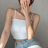 インナーパット付キャミソール【韓国ファッション】 | Girly Doll | 詳細画像4