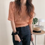 ピンク | 半袖ニットセーター【韓国ファッション】 | Girly Doll