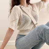 半袖ニットセーター【韓国ファッション】 | Girly Doll | 詳細画像3 