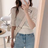 半袖ニットセーター【韓国ファッション】 | Girly Doll | 詳細画像7 