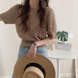 半袖ニットセーター【韓国ファッション】 | Girly Doll | 詳細画像9 