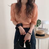 半袖ニットセーター【韓国ファッション】 | Girly Doll | 詳細画像15 