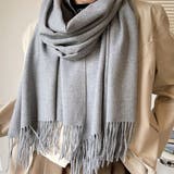 フリンジ大判マフラー ストール | Girly Doll | 詳細画像6 