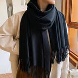 フリンジ大判マフラー ストール | Girly Doll | 詳細画像9 