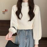 ホワイト | ニットセーター【韓国ファッション】 | Girly Doll