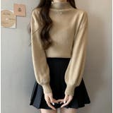 ベージュ | ニットセーター【韓国ファッション】 | Girly Doll