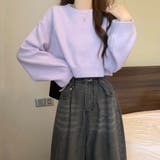 パープル | ニットセーター【韓国ファッション】 | Girly Doll