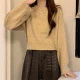 ベージュ | ニットセーター【韓国ファッション】 | Girly Doll