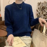 ブルー | ニットセーター【韓国ファッション】 | Girly Doll