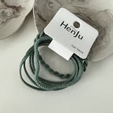 グリーン | 4枚セットヘアゴム【韓国ファッション】 | Girly Doll