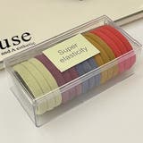 D | 15枚セットヘアゴム【韓国ファッション】 | Girly Doll