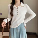 ベージュ | カットソー【韓国ファッション】 | Girly Doll