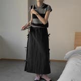 リボンロングスカート【韓国ファッション】 | Girly Doll | 詳細画像13