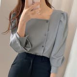 ブルー | ブラウス【韓国ファッション】 | Girly Doll