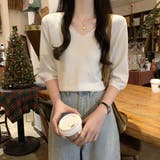 ホワイト | ニットセーター【韓国ファッション】 | Girly Doll