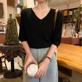 ブラック | ニットセーター【韓国ファッション】 | Girly Doll