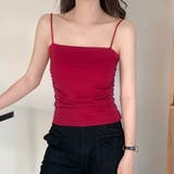 ワインレッド | カップ付けインナー【韓国ファッション】 | Girly Doll