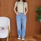 ポロカラーワンポイント半袖ニット【韓国ファッション】 | Girly Doll | 詳細画像2