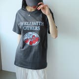 ダークグレー | Tシャツ【韓国ファッション】 | Girly Doll